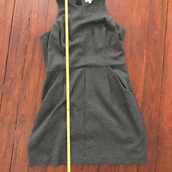 Charcoal Milly Mini Dress with Pockets - Picture 6 of 9